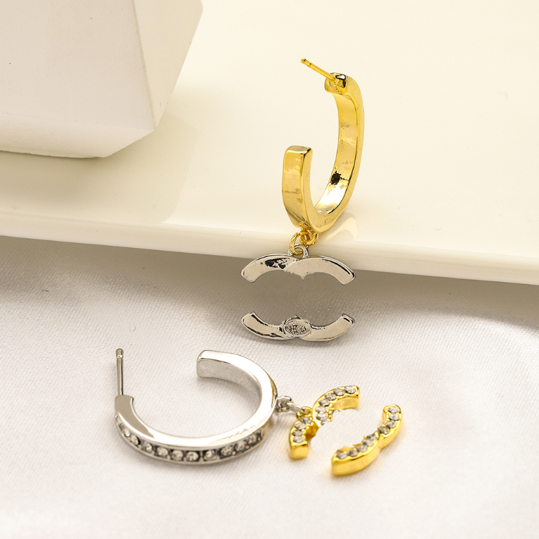 

Charm Couple Love Hoop Earrings 925 Diamond Inlaid Stud Earring 18K Gold Jewelry Designer Gifts Earrings 2023 New Wedding Party stainless steel Jewelry Wholesale