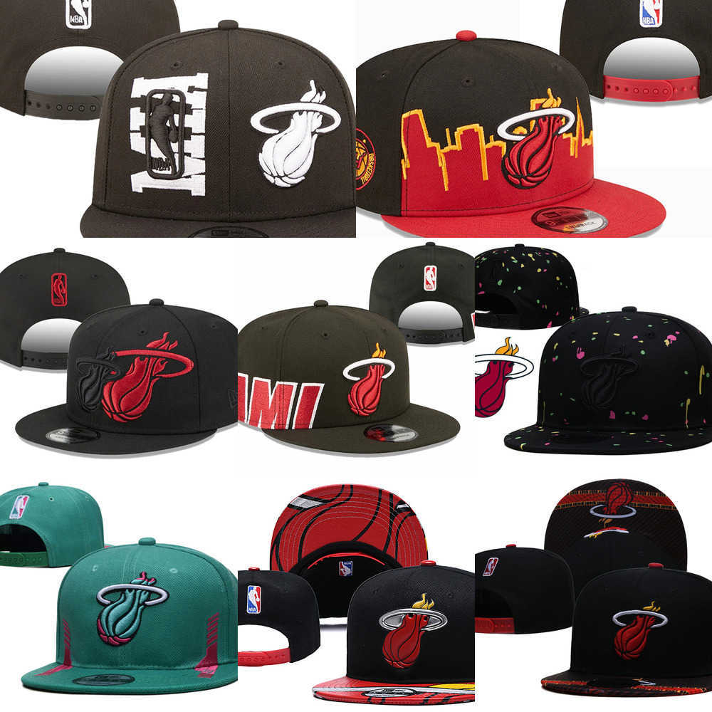 

Snapbacks Miami''Heat''Basketball hats Sports Caps Adjustable Fit Hat, Color