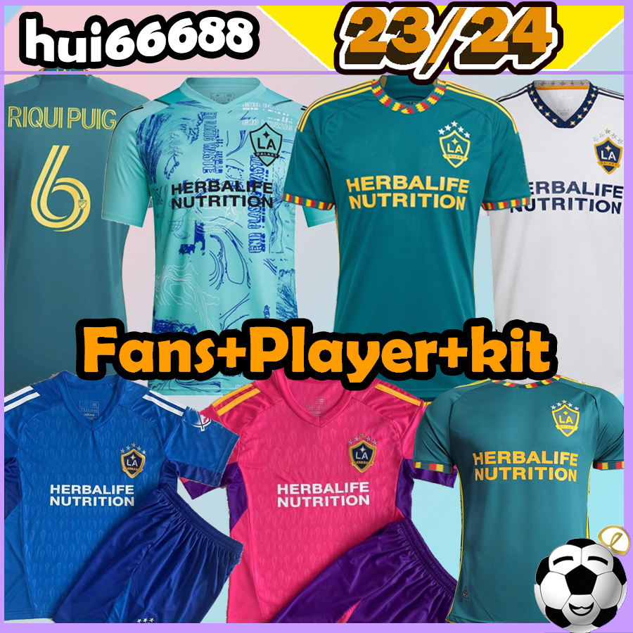 

23/24 LA Galaxy Soccer Jerseys MLS CHICHARITO BECKHAM BRUGMAN 2023 2024 RIQUI PUIG D.Costa ALVAREZ Joveljic fans player Version kit kids football shirts, 23-24 away