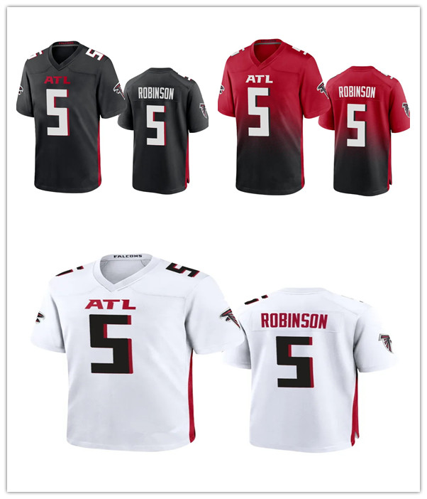

Bijan Robinson Atlanta''Falcons''Men Youth Women 2023 Draft First Round Pick Alternate Football Jersey