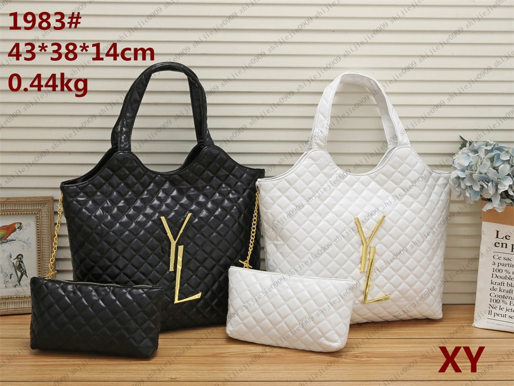 

Designer bag Icare Maxi black shopping Tote bag Messenger woman man Wallet quilted lambskin women YSLitys travel satchel Shoulder Bags purse shopper bags, Customize
