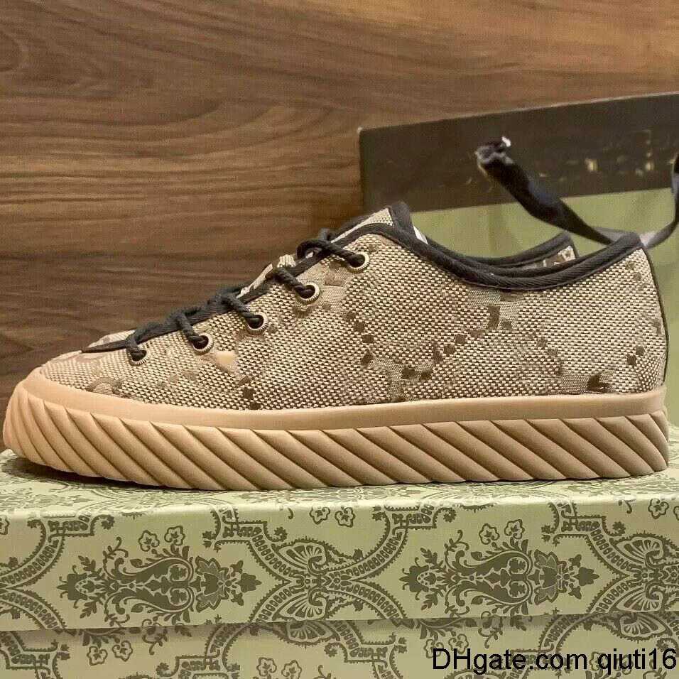 

Dress Shoes Men's maxi Camel and ebony shoes Italy canvas Shoes Designers womens casual sneakers G embroidery Rubber sole Luxurys Mens Lace-up closure big size 46, As picture