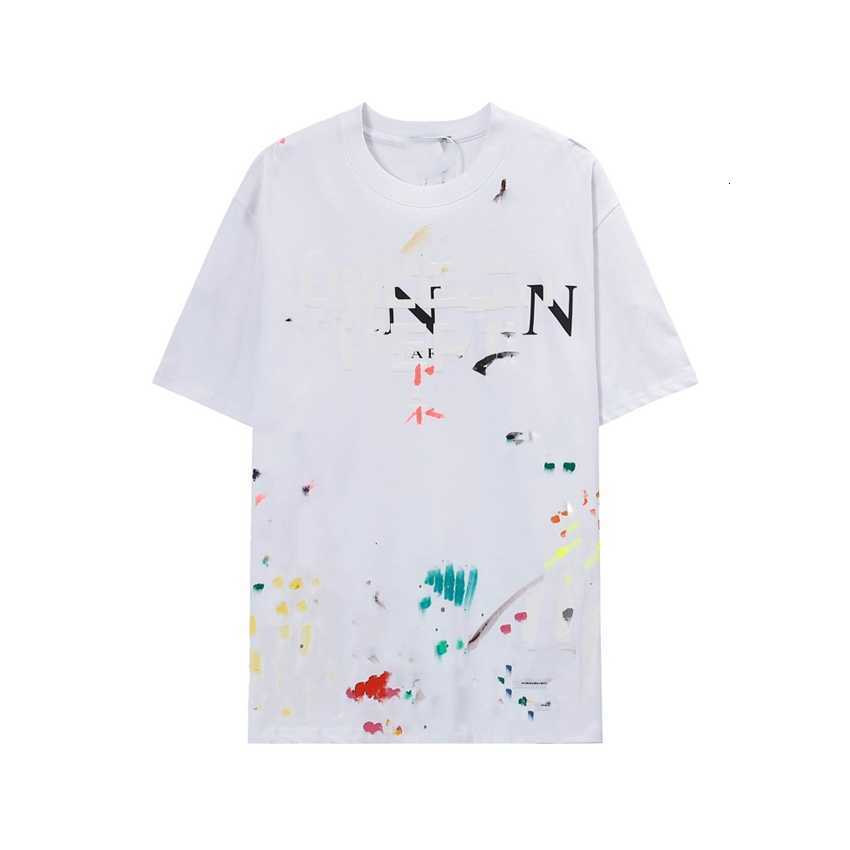 

Men's T-shirt 2023 Fashion Design T-shirts Womentop Cotton Wrinkle Proof Printed Letter Casual Couple Clothing 02-004