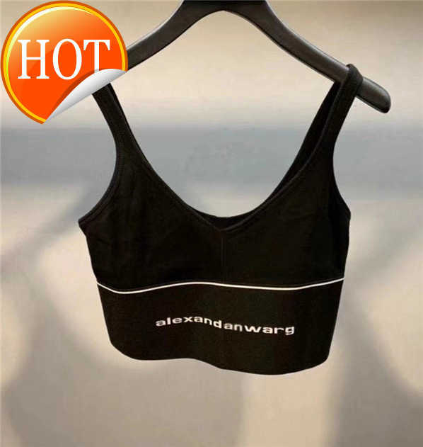 

AW Dawang 2022 Ribbon Sexy Slim Strap Elastic Tank Top Short Back Bag Skirt Women' Fashion Brand, Black sling