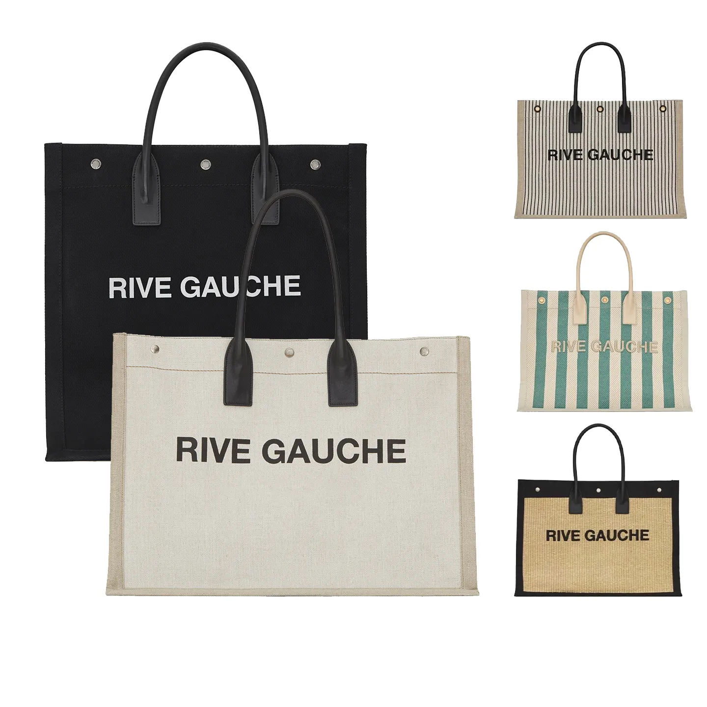 

Rive Gauche large Shopping bags yslity Womens fashion pochette handbags Beach Summer travel Shoulder clutch bag mens Luxury Designer embossed crossbody tote Bags, Grey