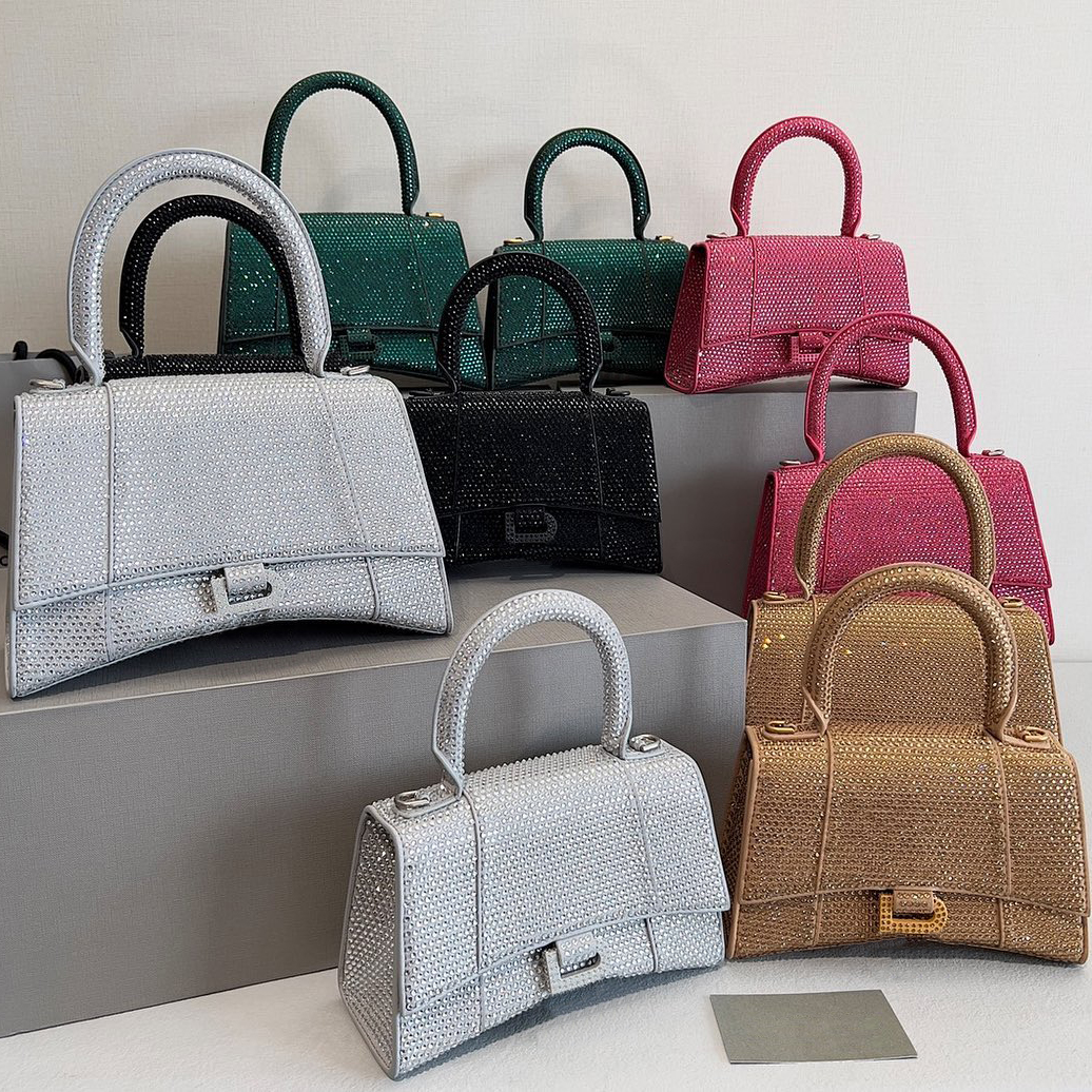 

Womens diamond hourglass totes bags mens handbags Shoulder clutch crossbody bag hobo mens leather Luxury Designer envelope saddle top handle baguette Bag wallets, 2-pink