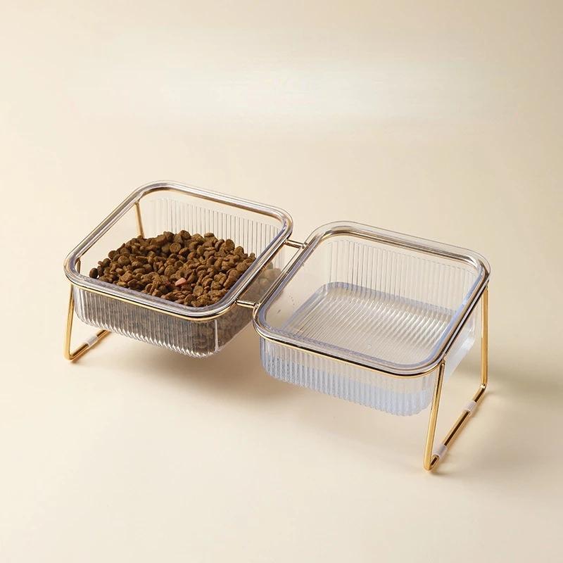 

Feeders NonSlip Pet Bowls For Cats Food Cat Water Bowl Double Cat Bowl Dog Bowl Pet Feeding Cat Dogs Feeder Protection Cervical