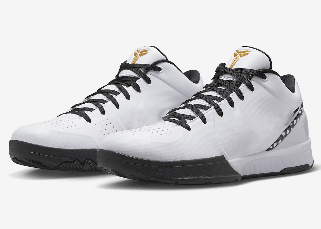 

Shoes 4 Protro Mambacita Sweet 16 Mamba Gigi White Black Metallic Gold Men Outdoor Sports Sneakers Original Fj9363-100
