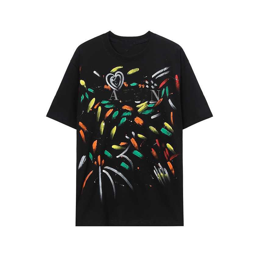 

Men's T-shirt Fashion T-shirts 2023 New Cotton Soft Anti-wrinkle Retro Decorative Printing Letters Casual Student Lovers Short Sleeve 02-03