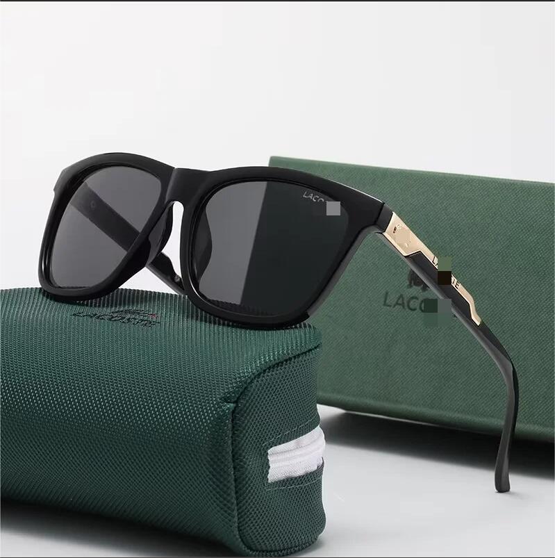 

Fashion retro square sunglasses for men and women Fashion sunglasses Tourism beach anti glare sunglasses with box