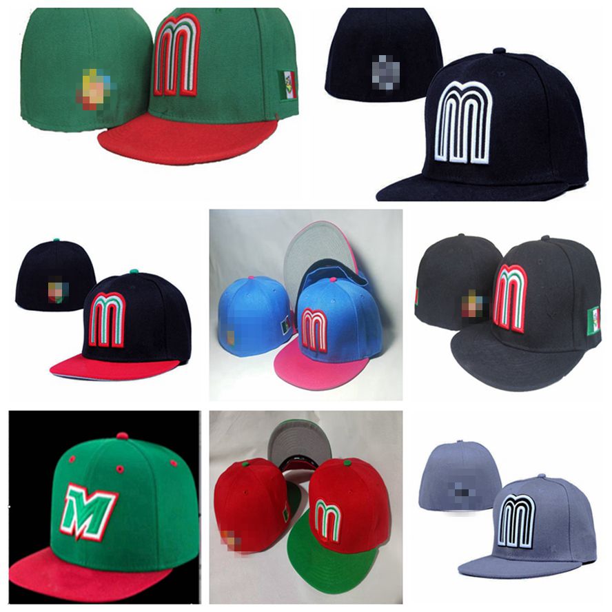 

summer style Gorra Mexico M letter Baseball caps bone Men Brand High Quality Unisex hiphop Full Closed Fitted Hats