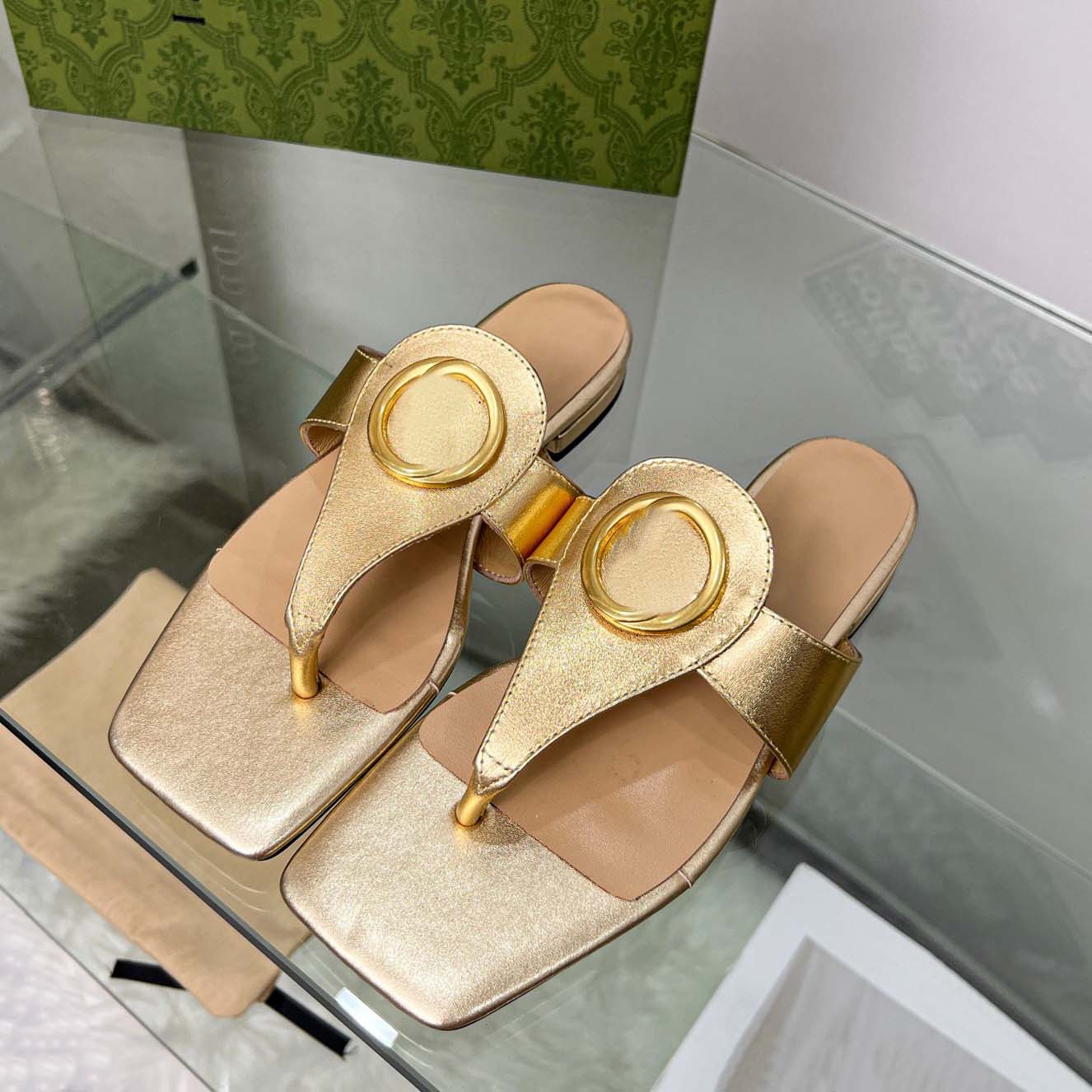 

Designers Pool Pillow Mules Women Sandals Sunset Flat Comfort Mules Padded Front Strap Slippers Fashionable Easy-to-wear Style Slide, #22