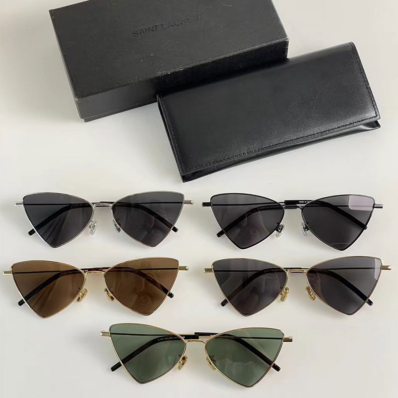 Exquisite Luxury Sunglasses with polygon Frame SL303 Metal Full Frame Outdoor Travel Driving Goggles UV400-image-863069239