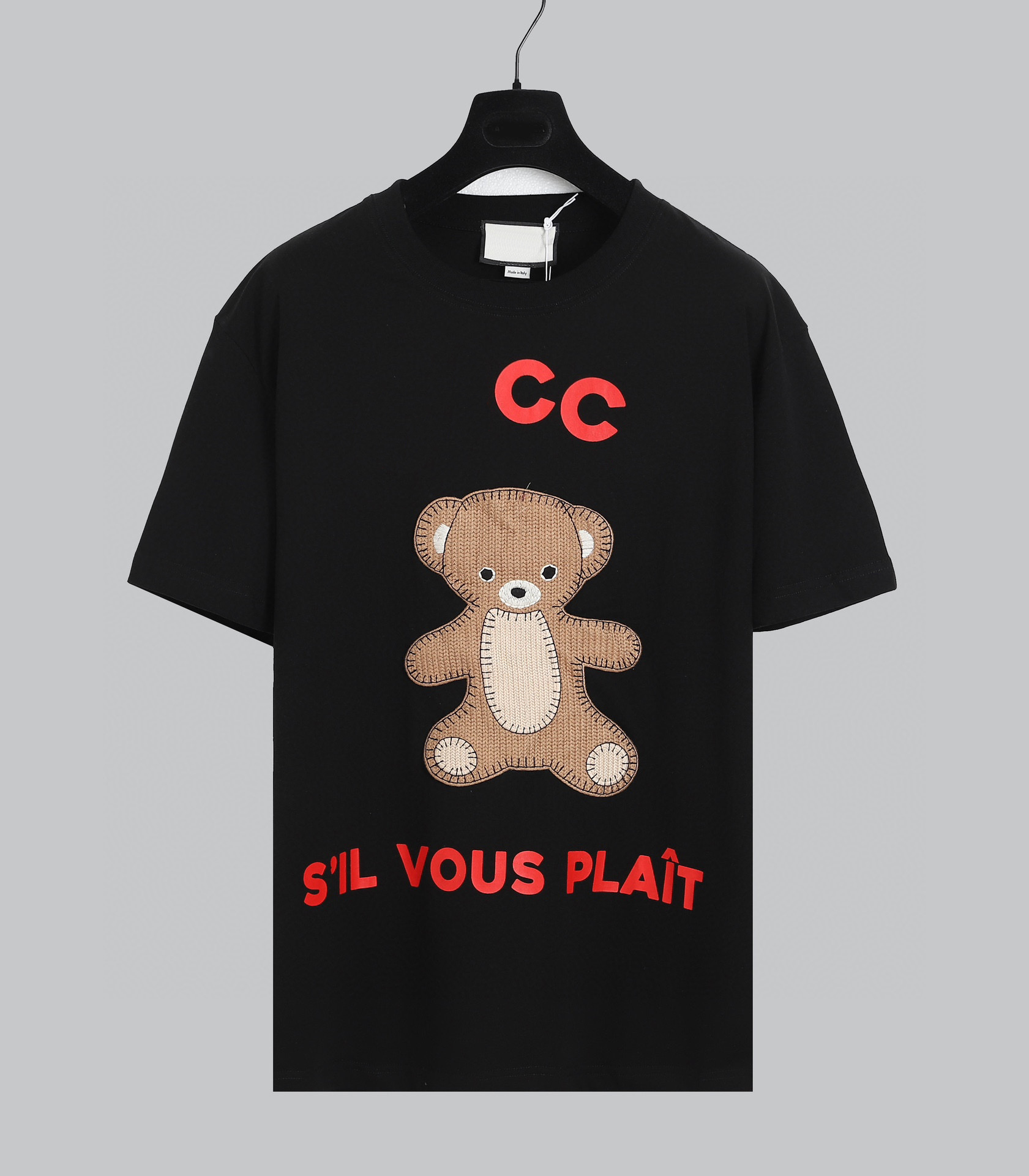 

Men's Plus Tees & Polos Round neck embroidered and printed polar style summer wear with street pure cotton 2qrfw