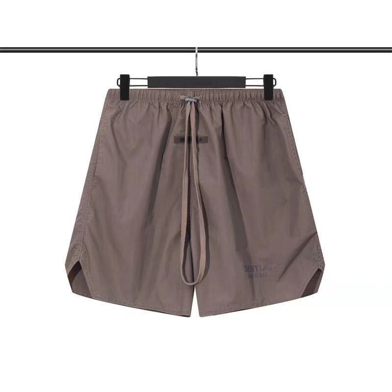 

Essentail Shorts High Stree Casual Loose Clothing Sports Short Cotton Fashion Letter Style Tide Knee Length Essentiel Sweatpants New Summer Clothing 3uu3, Orange