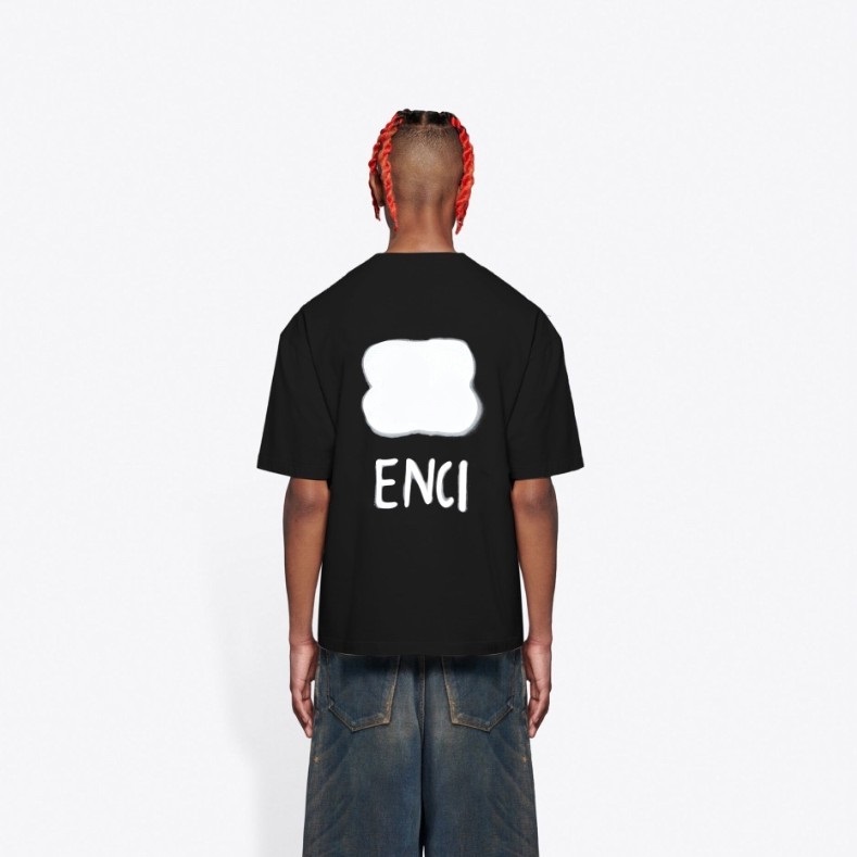 

Summer Spring Luxury Fashion Luminous Printing Men' T-Shirts France Paris Oversize Embroidery Letters Small Logo Women High Street Cotton Casual Tee, White