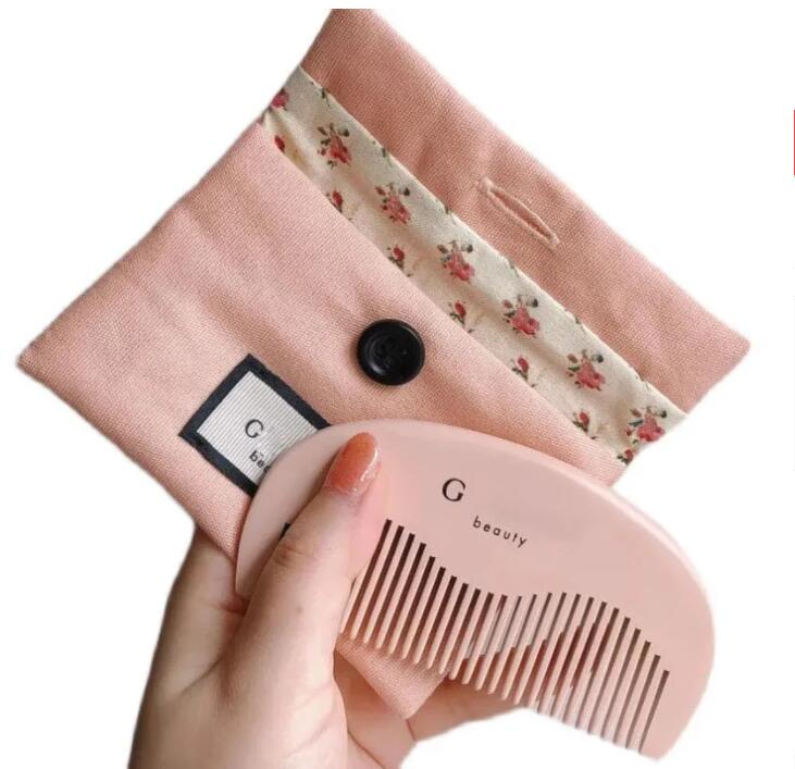 

Fashion Brand Designer Wooden Comb Hair Brushes Pocket Wood Combs Massage Brushes Care Styling Tool