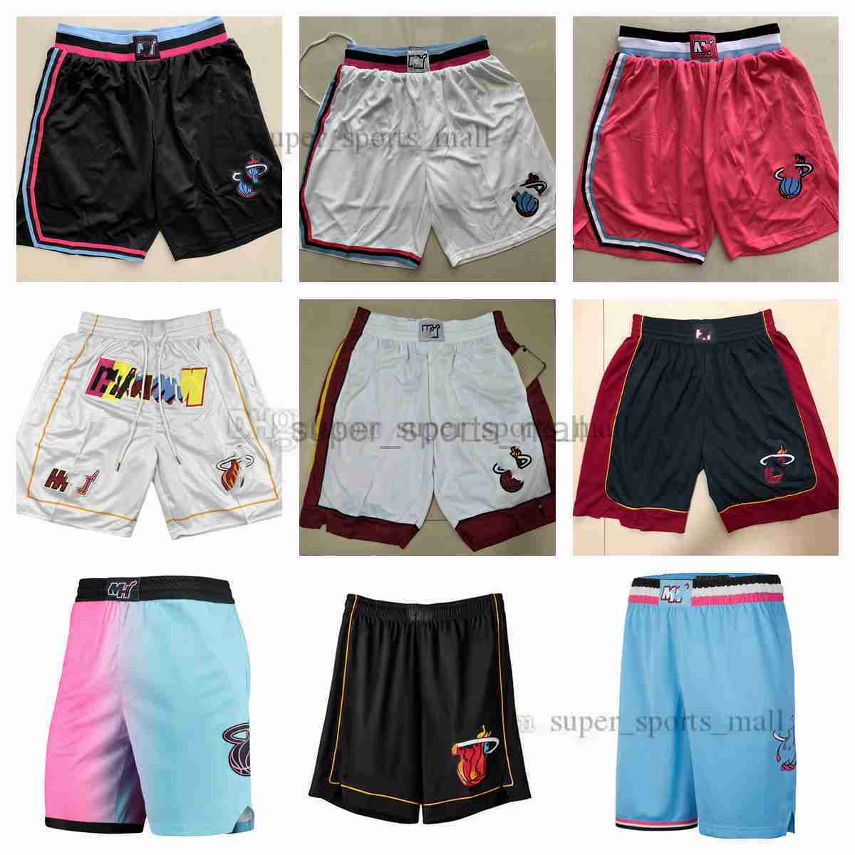 

Printed Miami''Heat''Men 2023 City Swingman Pants Edition Basketball Shorts Performance Black Short, Same as picture