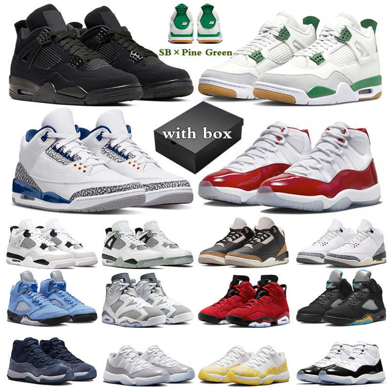 

with box 4s basketball shoes 4 pine green Military Black Cat Seafoam 3s Wizards 5s UNC Aqua Crimson Bliss 6s Metallic Silver Cherry 11s Cement Grey trainers sneake, 45
