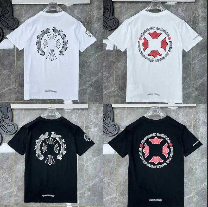 

Classics Mens t Shirts Heart High Quality Brand Crew Neck Chromes Short Sleeves Tops Tees T-shirts Casual Horseshoe Sanskrit Cross Print Chromees Hearts shirts 7Vj, 01