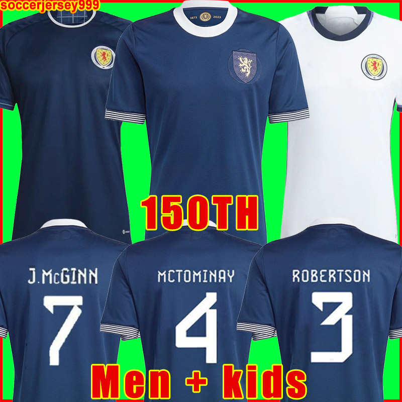 

Scotland 150TH ANNIVERSARY KIT Soccer Jerseys 2023 2024 23 24 TIERNEY ROBERTSON McTOMINAY McGREGOR DYKES ADAMS national team ARMSTRONG football shirt uniforms, 150th men