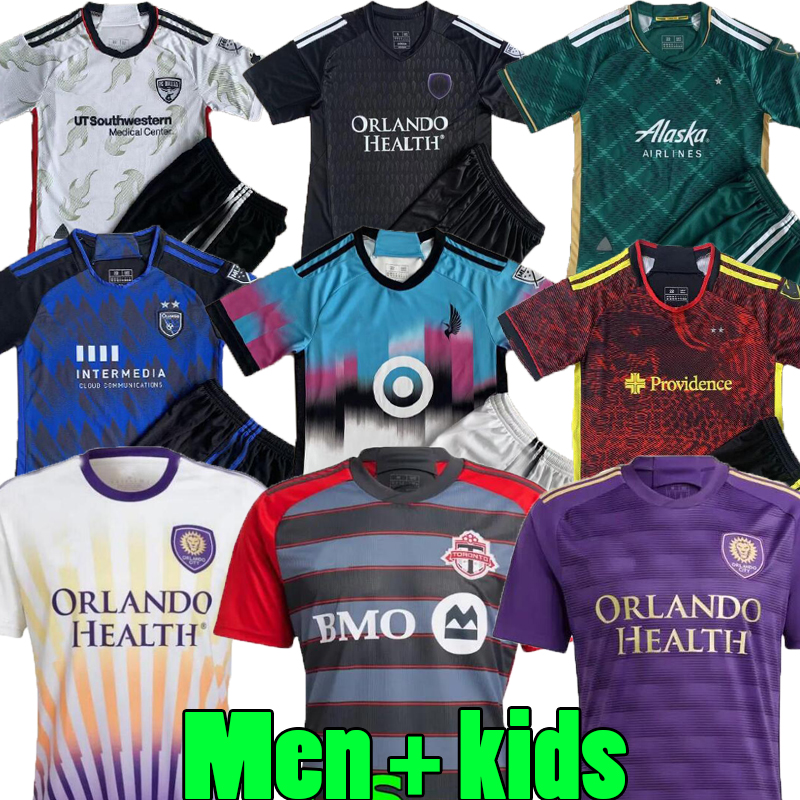 

2023 MLS Toronto FC soccer Jerseys Orlando city 23 24 Seattle Sounders Portland Timbers Minnesota United FC FC''Dallas San Jose earthquake men  football shirts