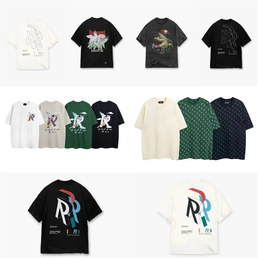 

rhude mens t shirt designer mens Shirt Fashion Short Sleeve Letter Casual Summer Short Sleeve men Business Luxury Top Popular Brand Street Womens Clothing Size S-XL, 5-3