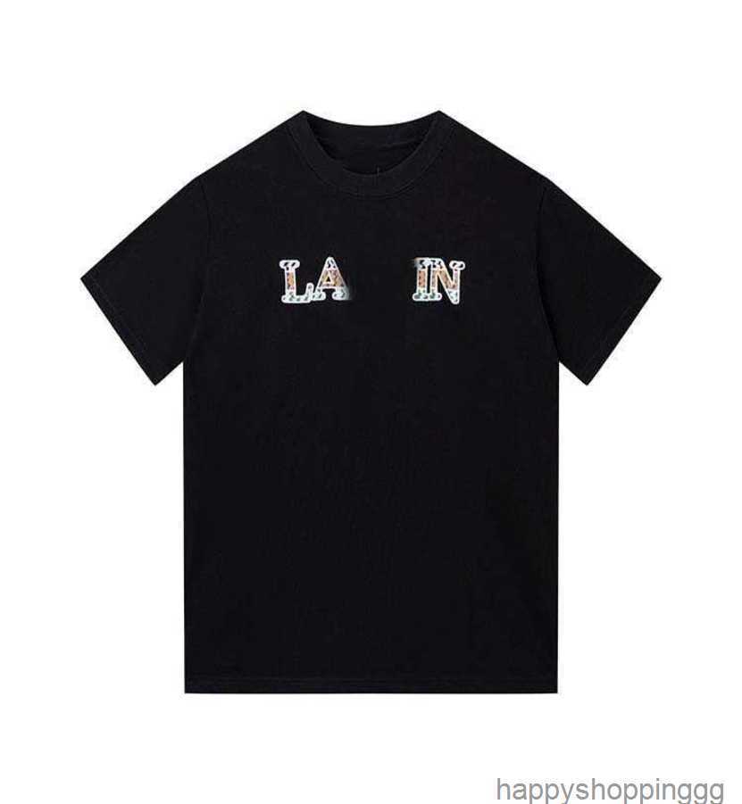 

SS23 Designer T shirt embroidery tee exotic two-color summer trend fashion black 2023