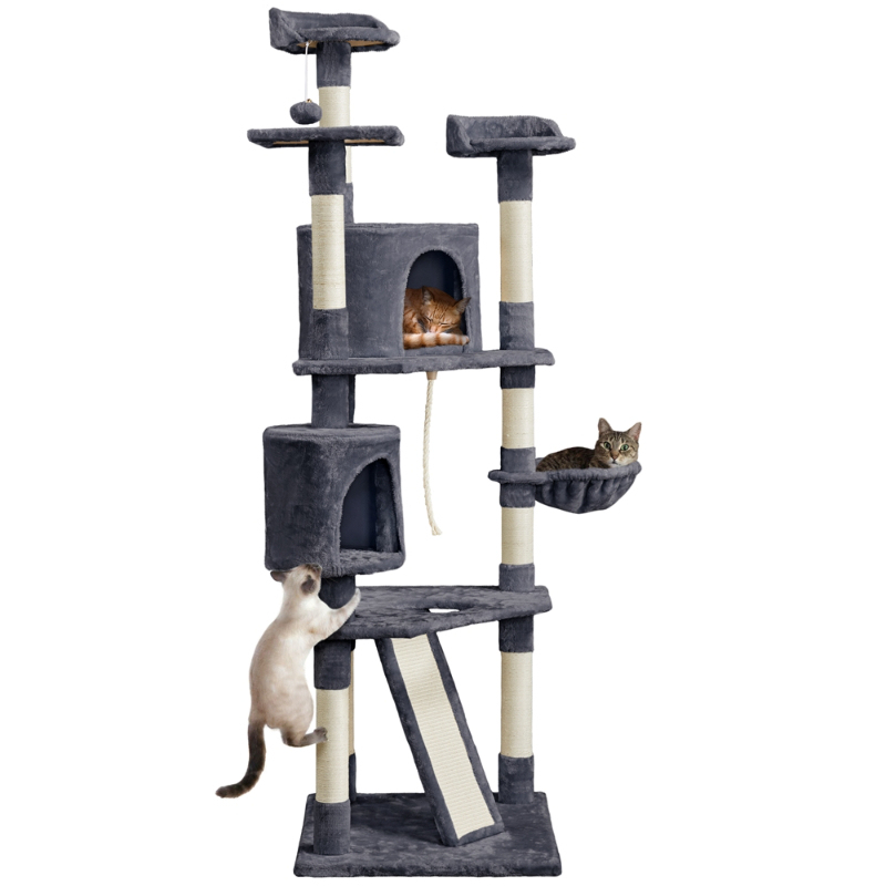 

79 Large Tree Tower with 2 Condos, Dark Gray