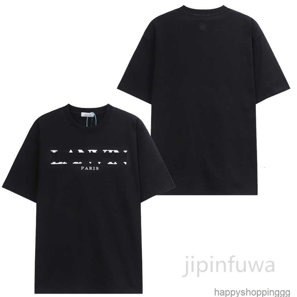 

2023 Men' T-shirts Designer Tshirts Women High Street Cotton Tops Casual Shirts Luxurys Brand Shorts Sleeve Crewneck Clothes T23q, White