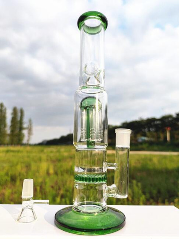 

Percolator Water Bongs Hookahs Comb Perc Heady Dab Rig Smoking Water Pipe Glass Bubbler Dabber Oil Rigs