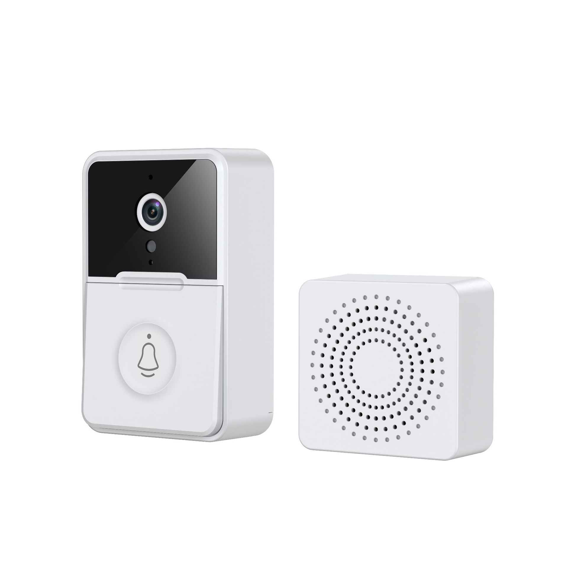 

Wireless Video Doorbell Camera WiFi Visual Smart Security Doorbell Night Vision 2-Way Audio For Home Monitor Door Phone