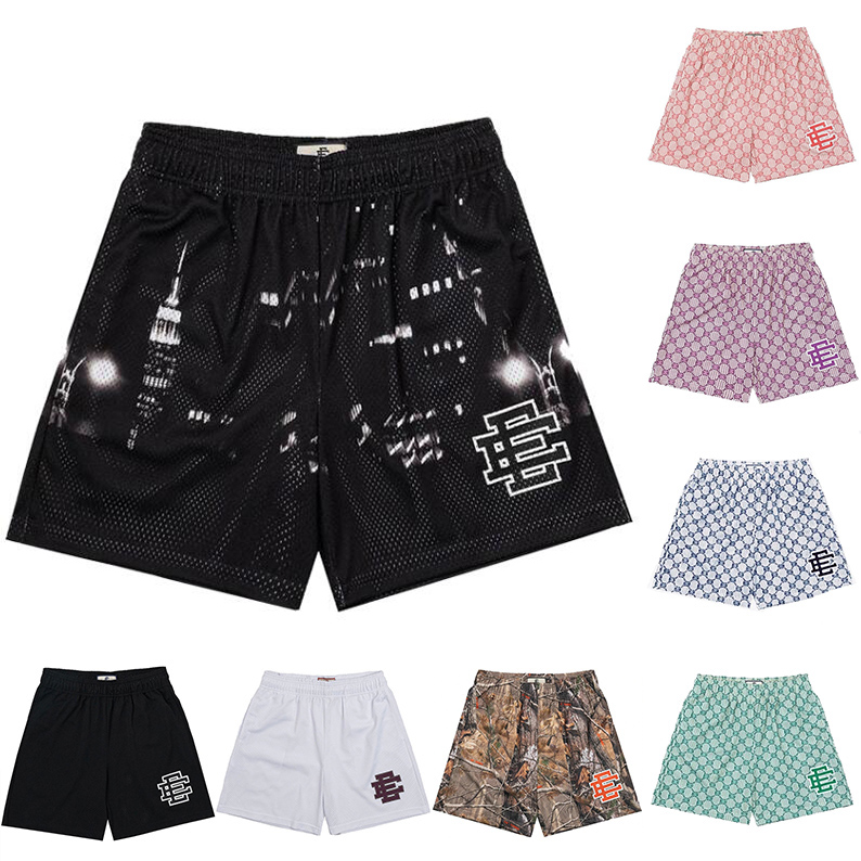 

23 fashion Eric Emanuel Ee Basic Short Men's Casual Shorts Fitness Women Summer Sandbeach Gym Workout Mesh Basketball Football Sports-shorts, 27