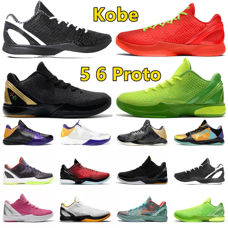 

Kobe Mens Basketball Shoes Reverse Grinch Grinch Big Stage Bruce Lee White Del Sol BHM Mambacita Sweet 16 Dark Knight Demar Derozan Men Trainers Sports Sneakers, Color#2
