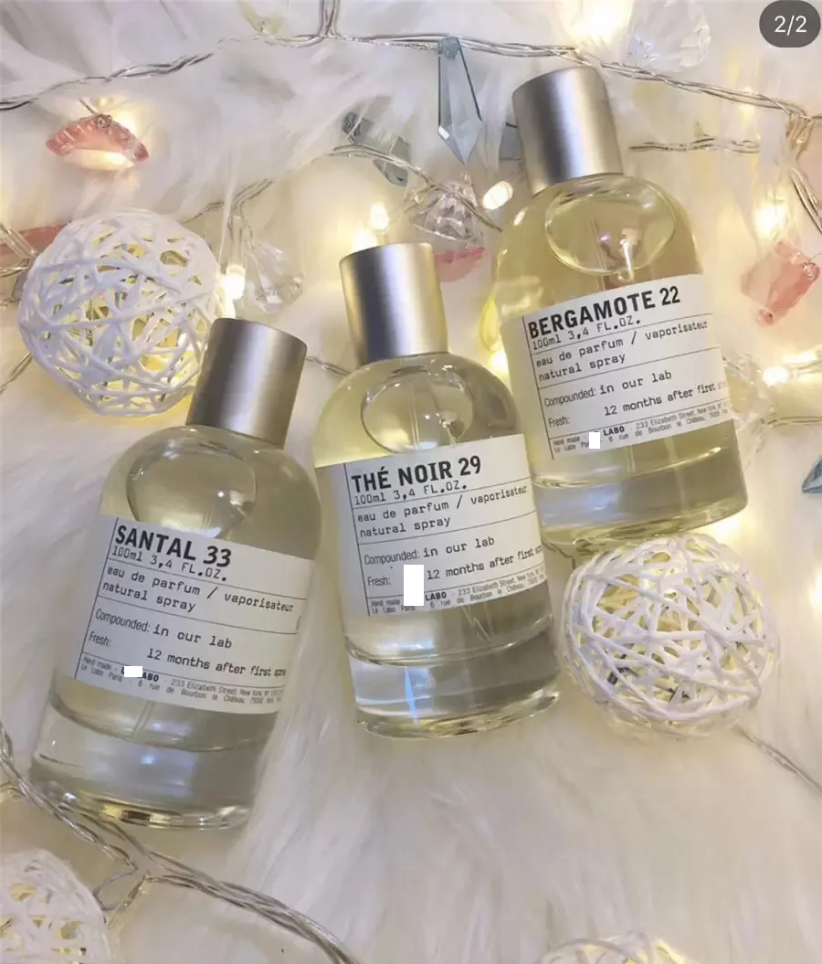 

L Labo Neutral perfume 100ml Santal 33 Bergamote 22 Rose 31 The Noir 29 Long Brand Eau De Parfum Lasting fragrance same to before