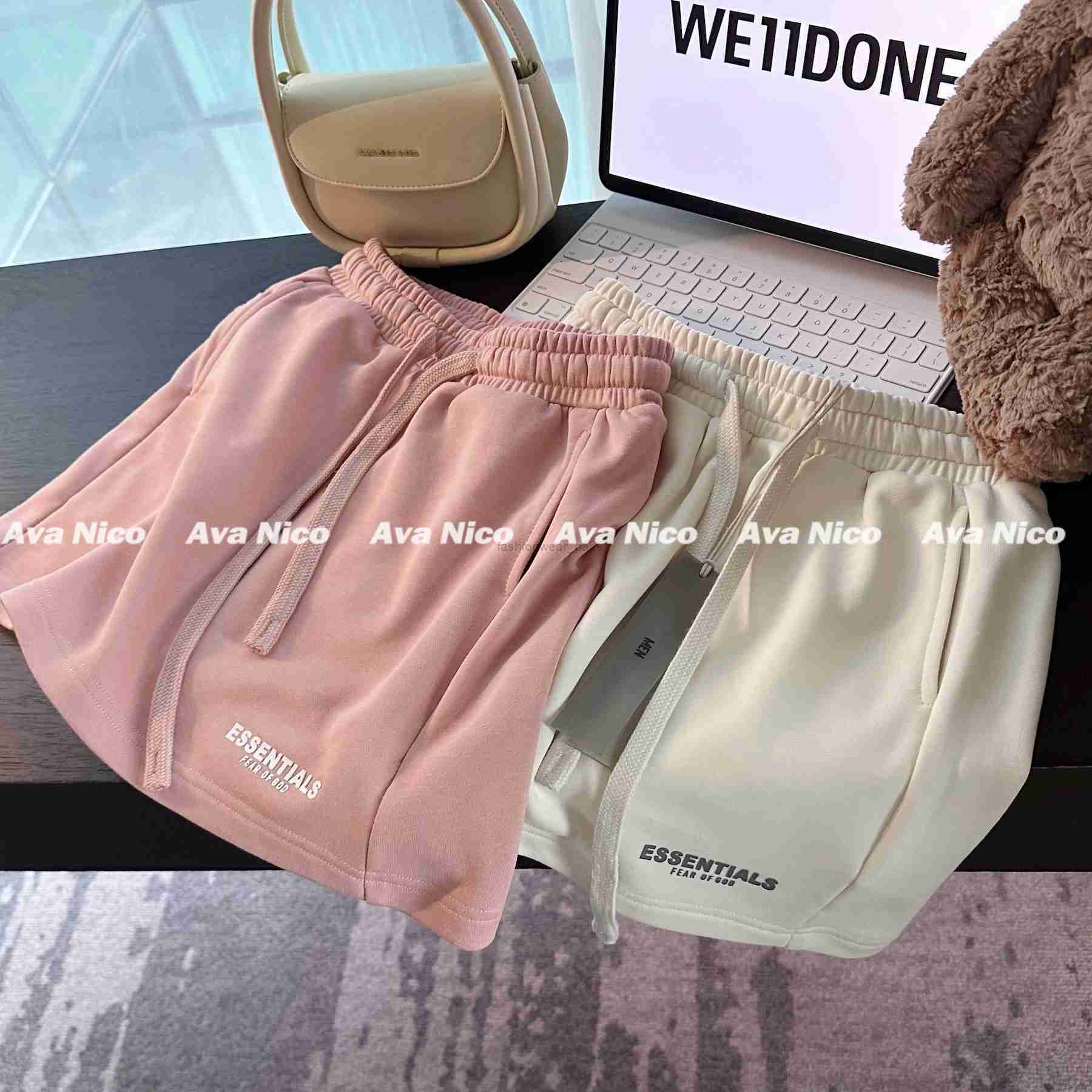 

Designer Clothing Womens Skirts Fears Of God Brick Cabinet New Product Fog Double Thread Essen Elastic Waist Casual Short Skirt for Women's Embroidery High Waist, Black skirt