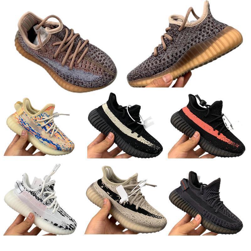 

New designer shoes Kids shoes parent-child shoes full system shock absorbing shoes 47 colors agate bone white shark reflective plate rock salt size 28-35, 15