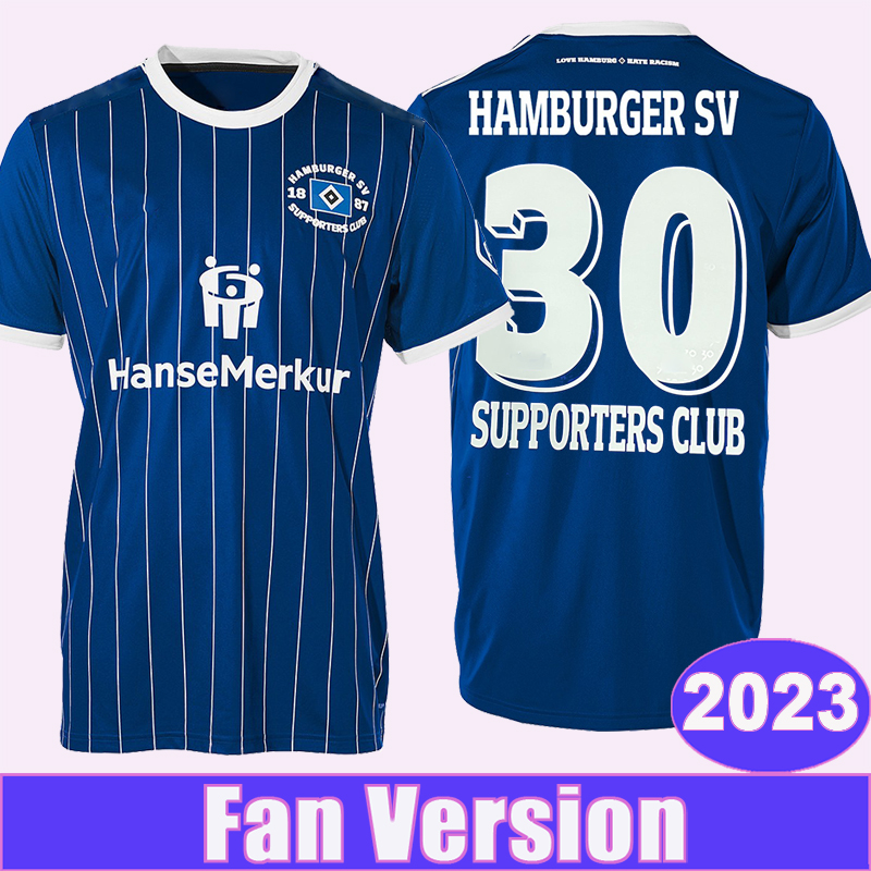 

2023 Hamburger SV VAGNOMAN Mens Soccer Jerseys BILBIJA KITTEL BENES GLATZEL KONIGSDORFFER Special Edition Blue Football Shirt Short Sleeve Adult Uniforms, Qm13483 2023 special edition no patch