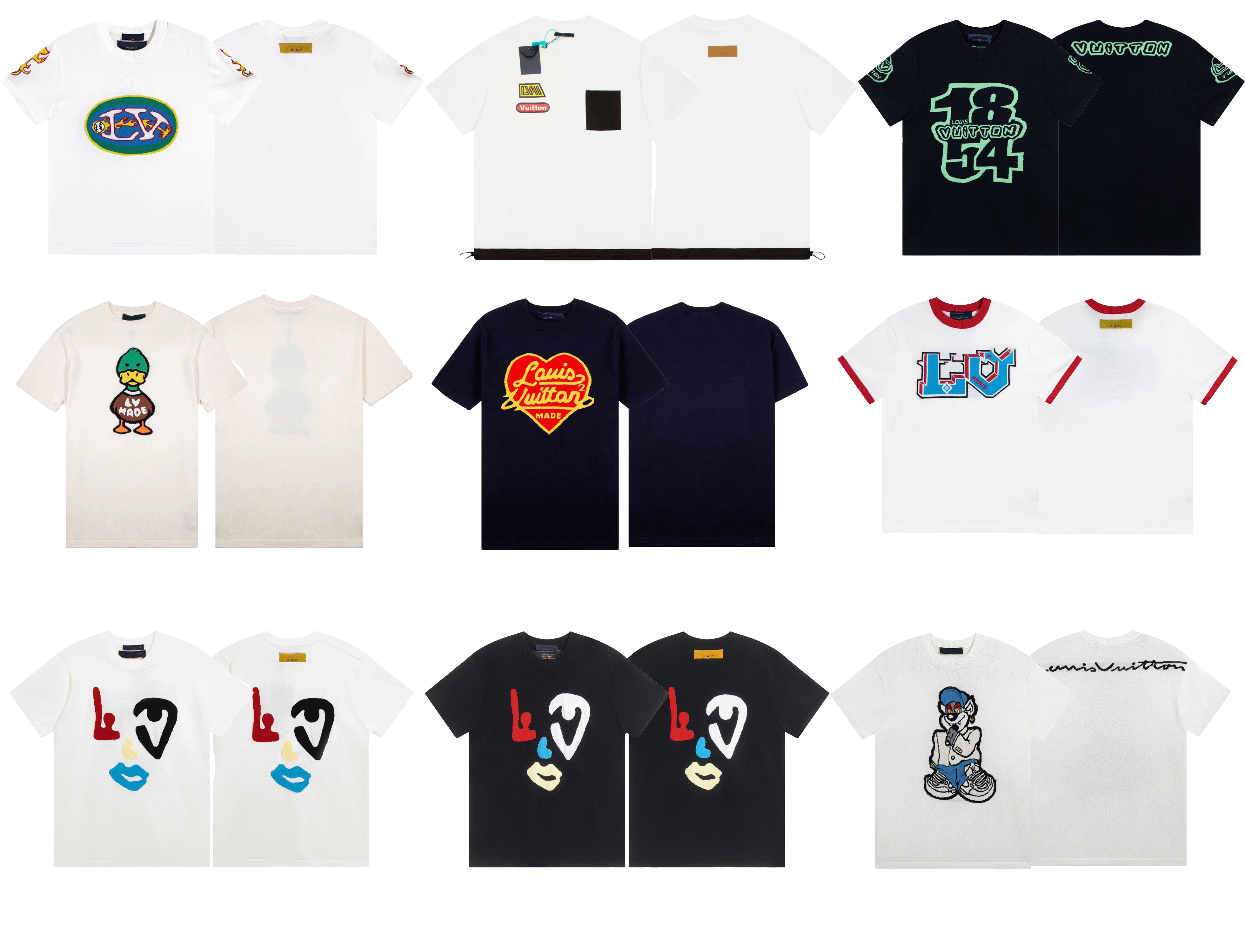 

fashion designer T-shirt Spring Summer Color Sleeves Tees Vacation Short Sleeve Casual Letters Printing Tops M-XXXL