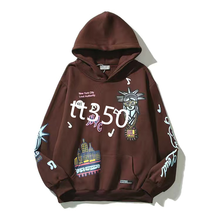 

European and American Mens Womens White Hoodies Winter Hip Hop Men Printing Hoodie Man S Designers Hooded denim Hoody High Street Pullover Sweatshirt Clothes, 13