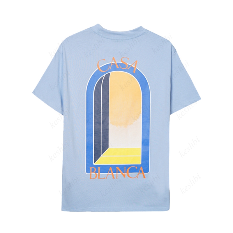 

Casa T shirt Summer Men Women Designer Tshirts Wear Round Neck Sweat Absorbing Short Sleeves Shirt oversized Breathable Cotton Tees 3YOLJ