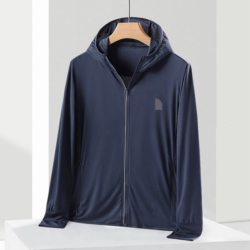 

Designer Men's Jackets Outerwear Windbreakers Summer couple's coat for women quick drying UV resistant thin breathable sun protection suit men fishing QZT2