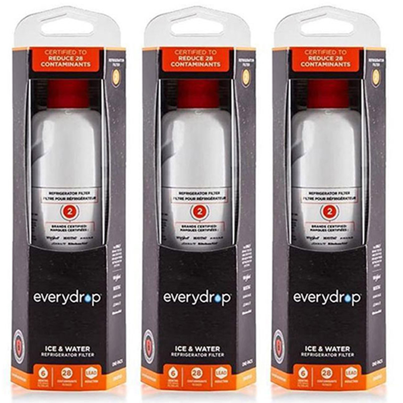 

everydrop by Whirlpool EDR2RXD1 Refrigerator Water Filter 2 replaces P9WB2L 3 Pack