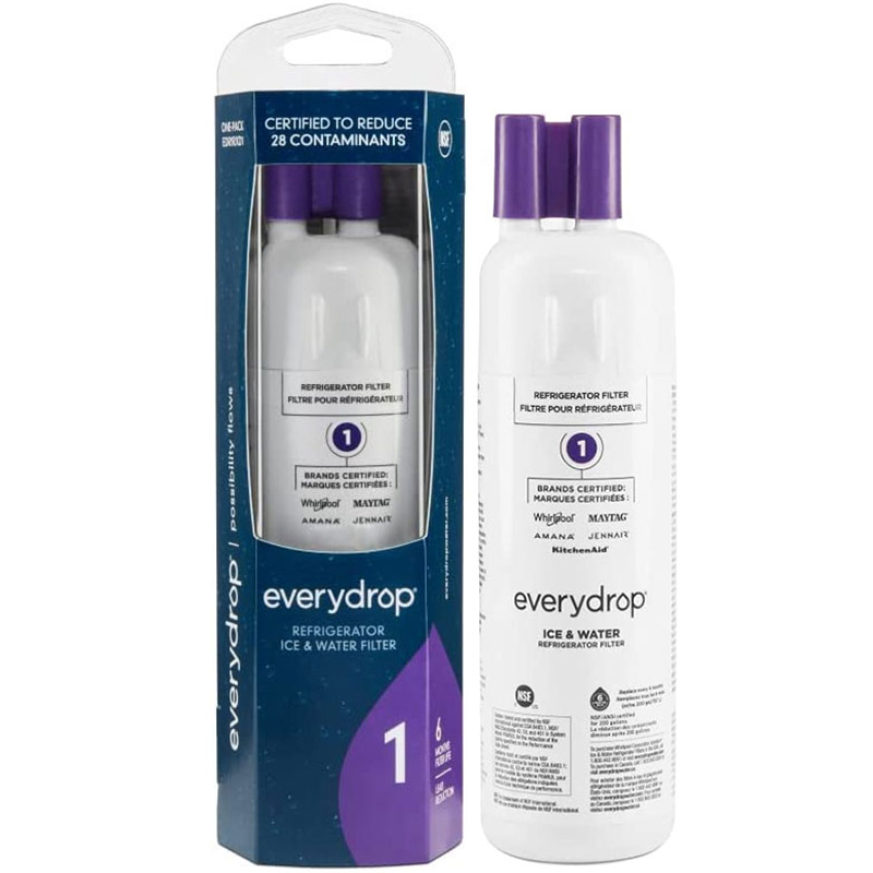 

everydrop by Whirlpool EDR1RXD1 Refrigerator Water Filter 1, Single-Pack, Purple