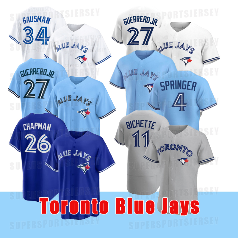

Blue Jays 39 Kevin Kiermaier Jersey Vladimir Guerrero Jr. Matt Chapman Chris Bassitt George Springer Alejandro Kirk Ross Stripling Alek Manoah Cavan Biggio, White cool base