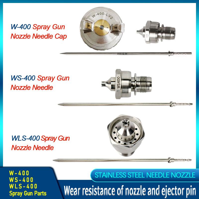 

Tools Japan W400 WS400 WLS400 Spray Gun Kit Nozzle Accessory W400 WS400 WLS400 Nozzle Needle Atomizing Cap Set Components