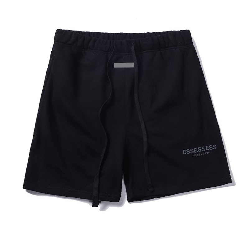 

Mens Designer Printed Essentail Shorts Letter Sports Casual Loose Style Essent Short Drawstring Knee Lengh High Street Wear Clothing Summer New Pants Haiw, 24