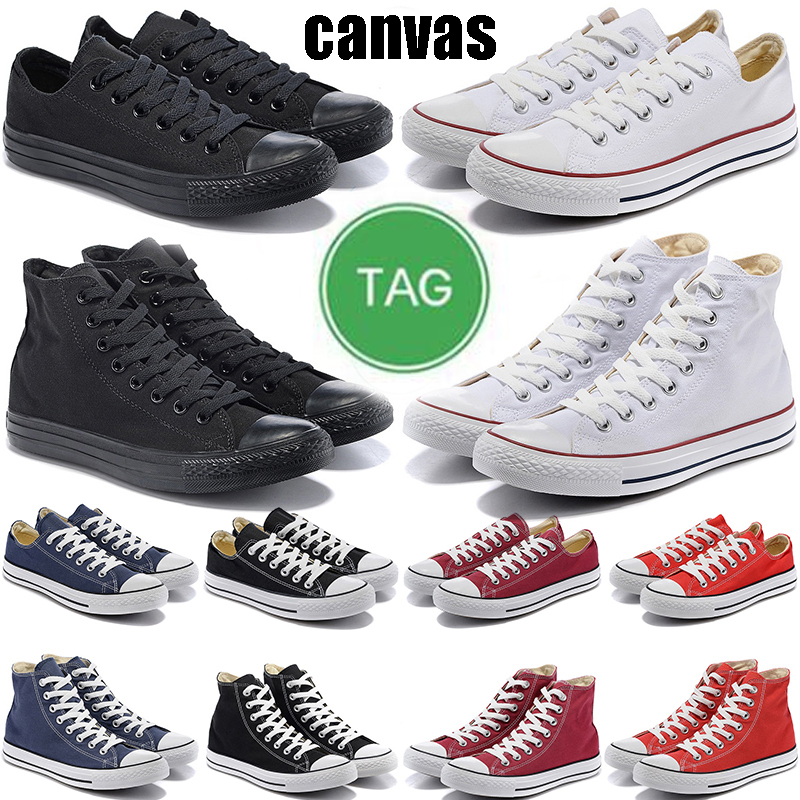 

designer canvas casual shoes classic high low 1970 men all-star women white black red blue green trainers sneakers 35-44 with tag, Item 3