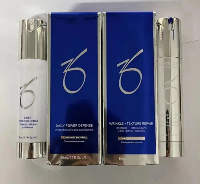 

Famous Brand Zo Skin Health Daily Power Defense 50ml Texture Repair Cream 1.7oz Skin Care Face Serum Blue Bottle Lotion Cosmetics Fast Free Shipping