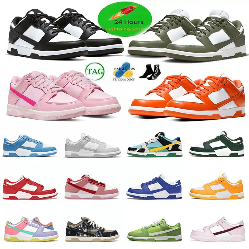 

Running shoes low Panda triple pink Grey Fog Syracuse Team Green Medium Olive UNC Georgetown Malachite sail walking GAI jogging sneakers trainers size 36-46, 24